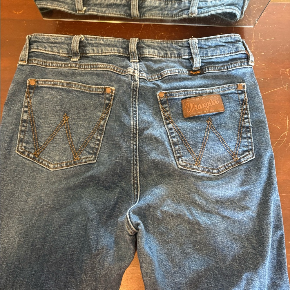 Wrangler Women's Blue Classic Trouser Jeans
